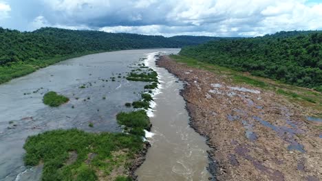 bird's-eye view of moconá falls, one of the world's most stunning waterfalls