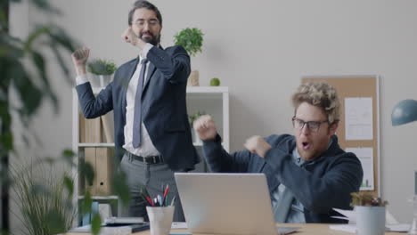 Happy Business Colleagues Celebrating
