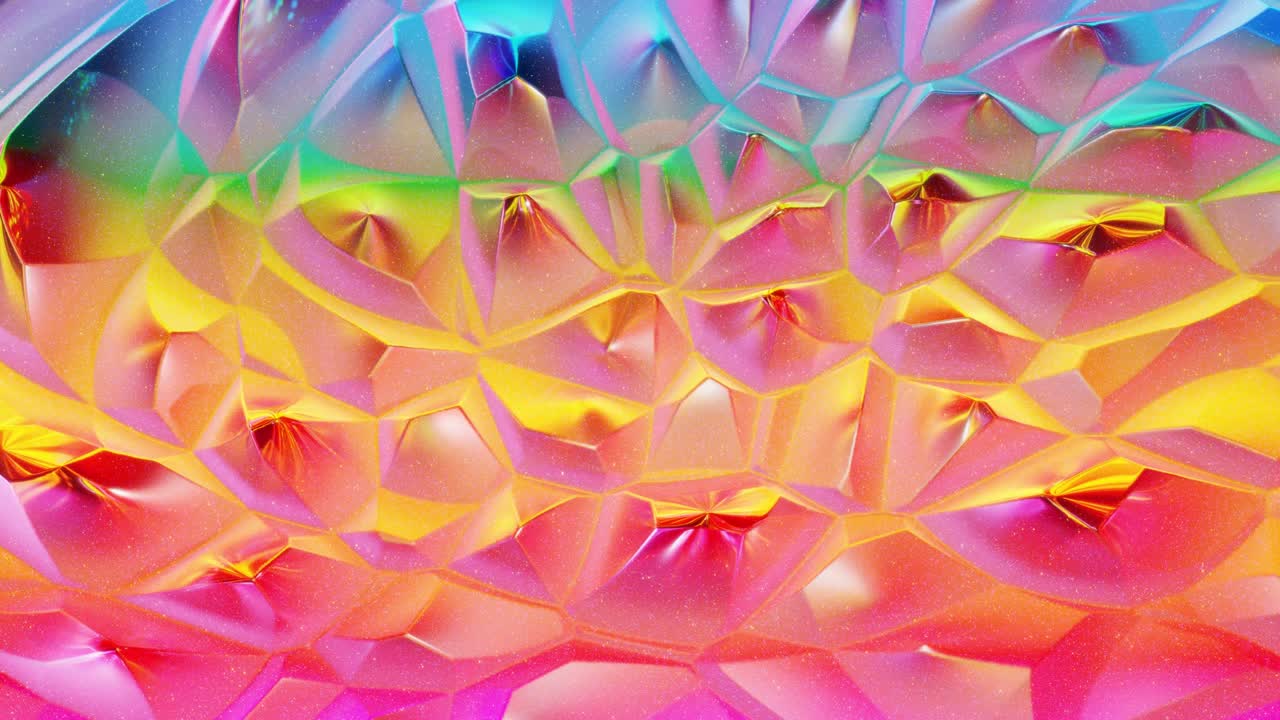 fondo abstracto en bucle. hermosa superficie ondulada iridescente de líquido con patrón, color de gradiente y ondas de flujo en él. arco iris brillante y fluido mate. bg creativo brillante con animación suave y suave.