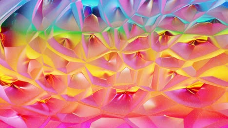 모양, 그라디언트 색상 및 흐름 파동이있는 액체의 아름다운 iridescent 파동 표면, 무지개 반이고 매트 액체, 부드러운 부드러운 애니메이션으로 창의적인 밝은 bg.