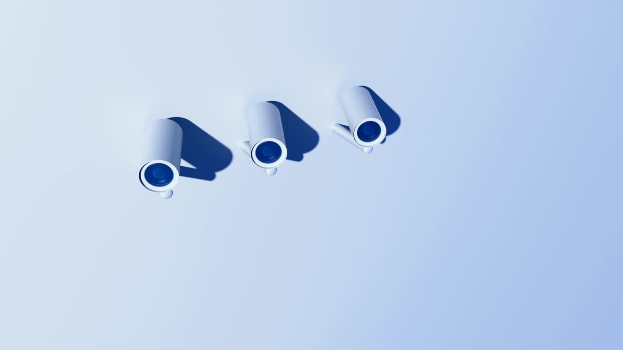 모노크롬 cctv 작업 루프