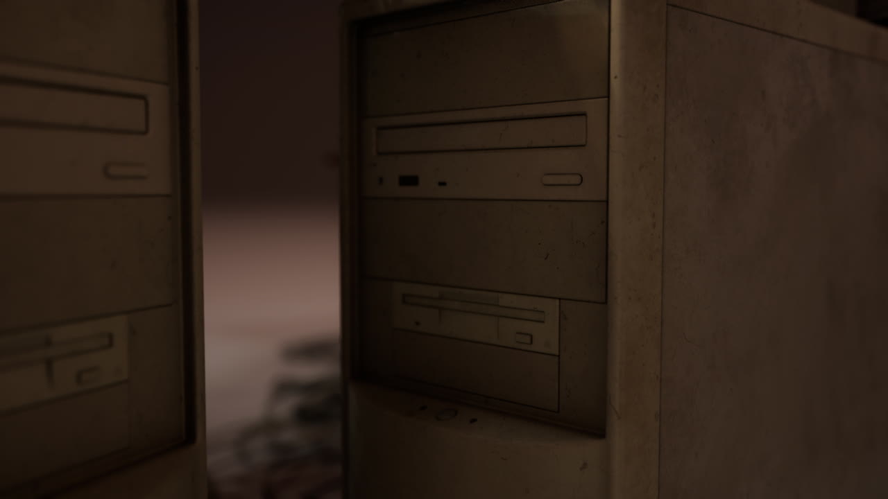 빈티지 레트로 컴퓨터 및 기타 장치