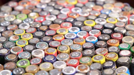 used batteries from different manufacturers used batteries from different manufacturers waste collection and recycling high danger for the environment batteries background