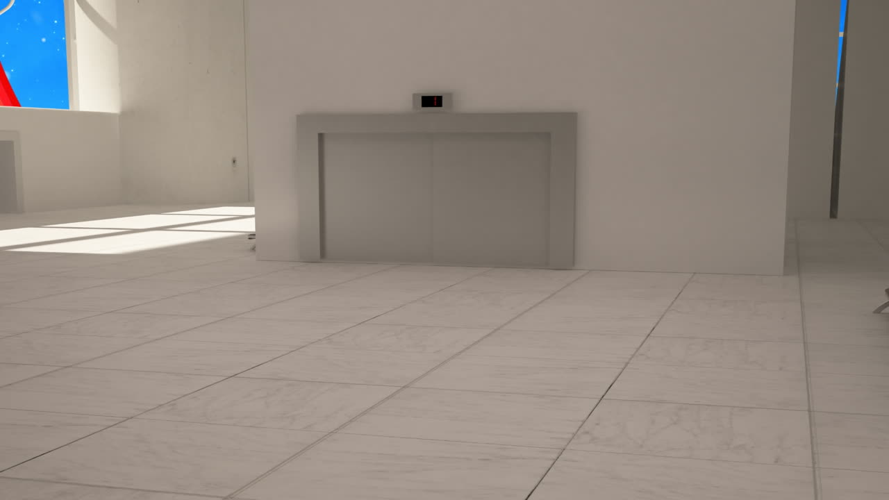 animación de estrellas de navidad y nieve cayendo vista a través de la ventana