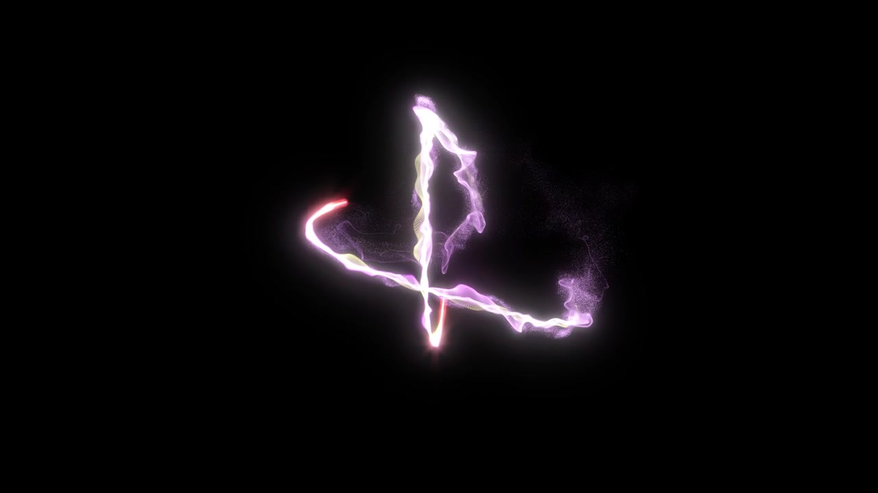 Lettere X e P luminose