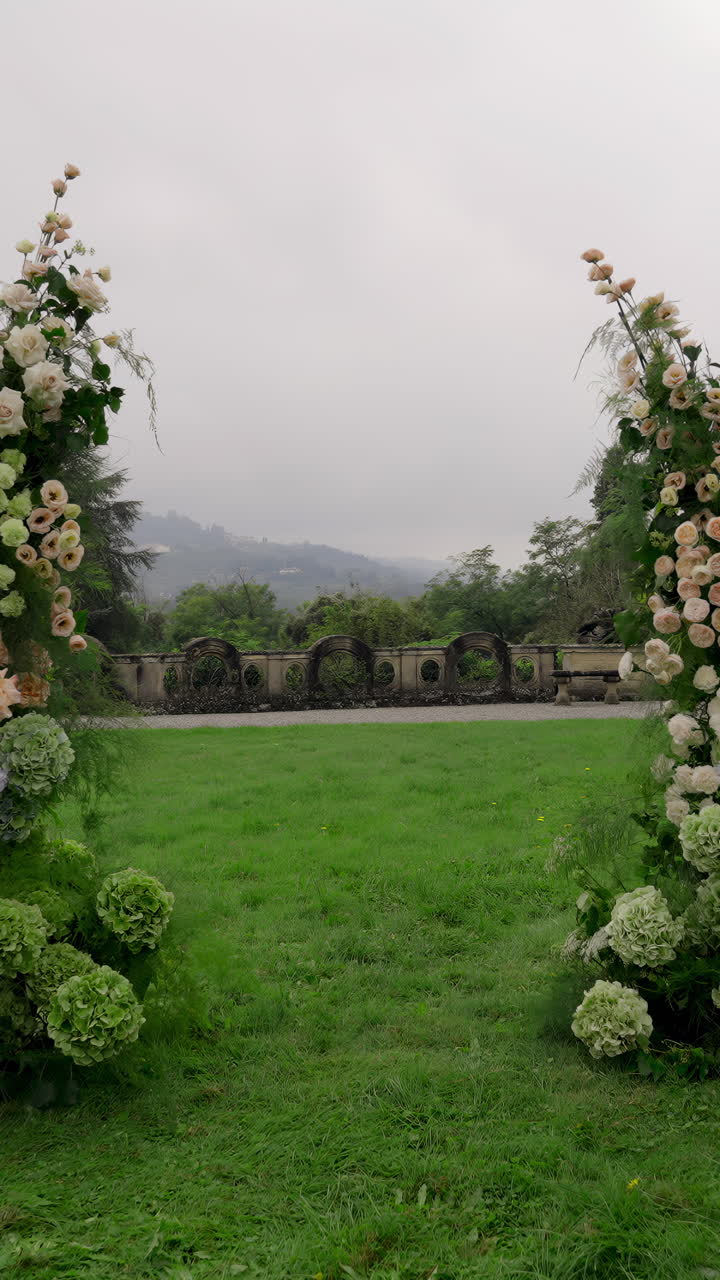 Beautiful Garden Wedding Setting