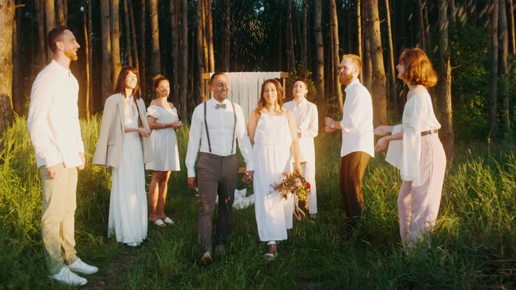 Forest Wedding Ceremony