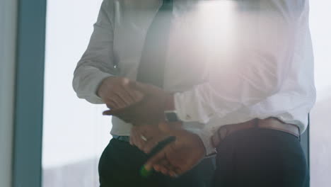 applause, clapping hands and success of business