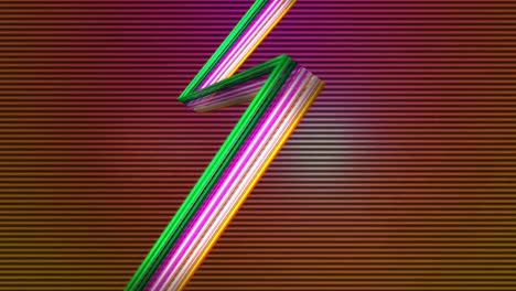 elegant colorful lines against lined background