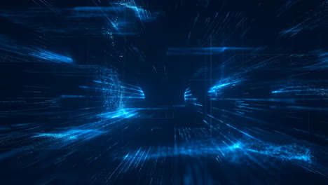 abstract digital data flow background