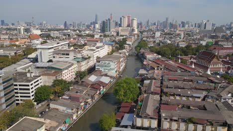 river landscape in the old town