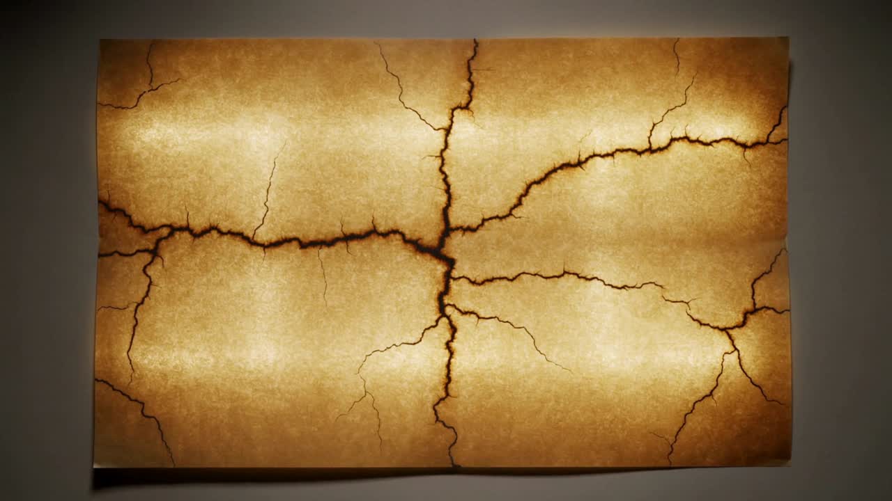 Shifting backlit panel warming from cream to amber on plain wall, internal backlight driving cracks