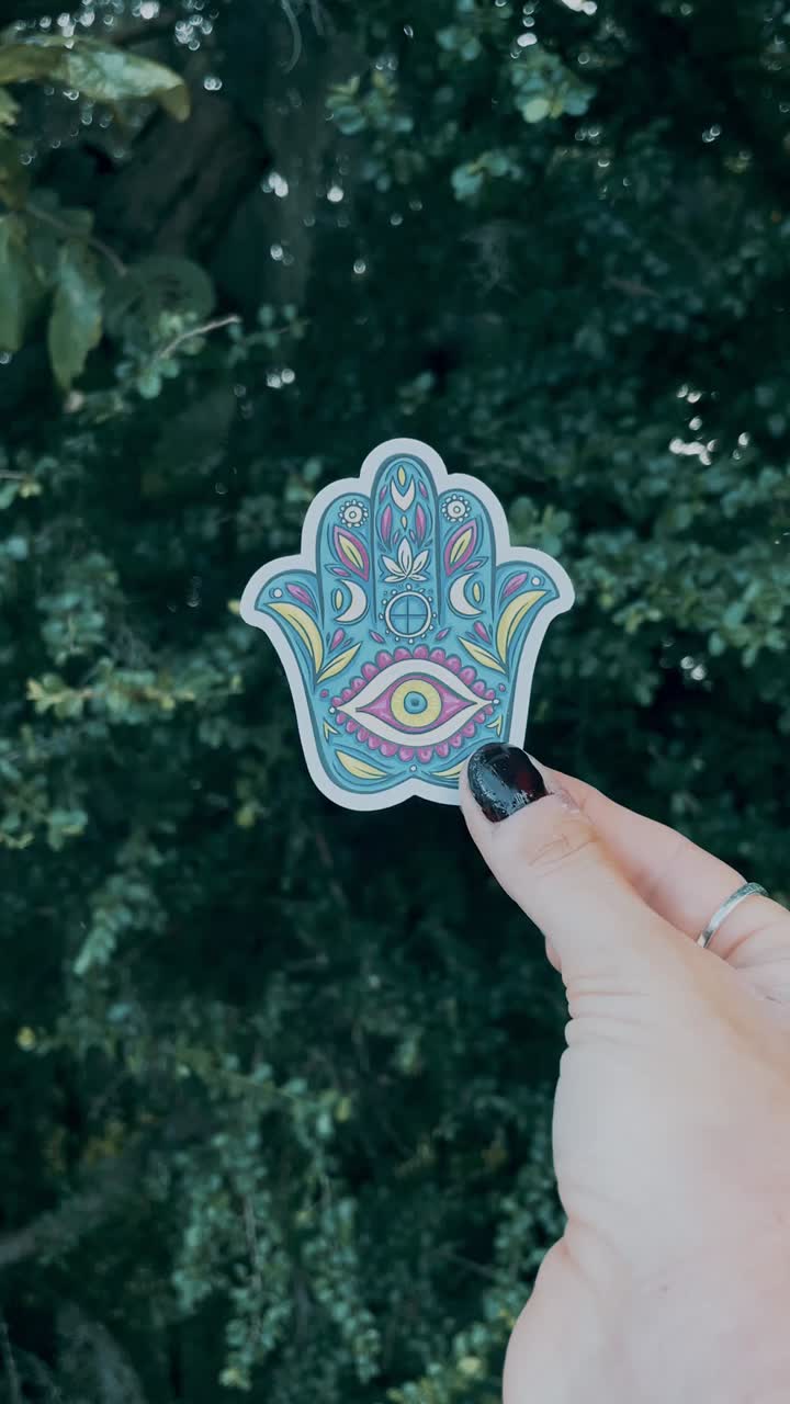 Hamsa Hand Sticker