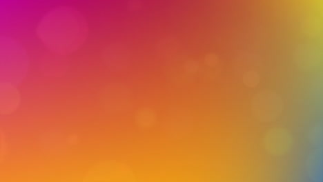 animación de puntos de luz sobre un fondo de colores