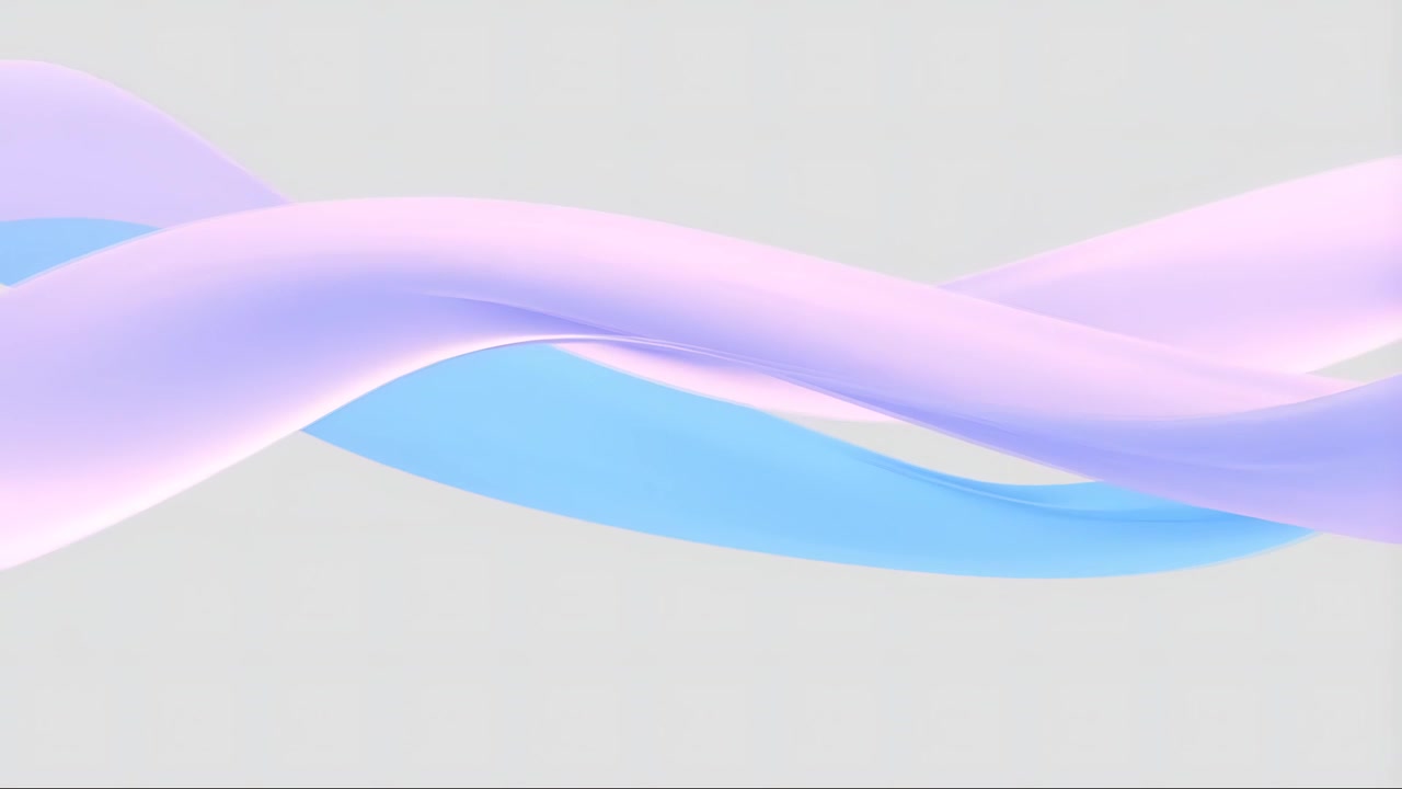 Sfondo Minimalista Astratto con Onde in Movimento 4K