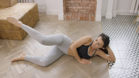 Woman-working-out-at-home