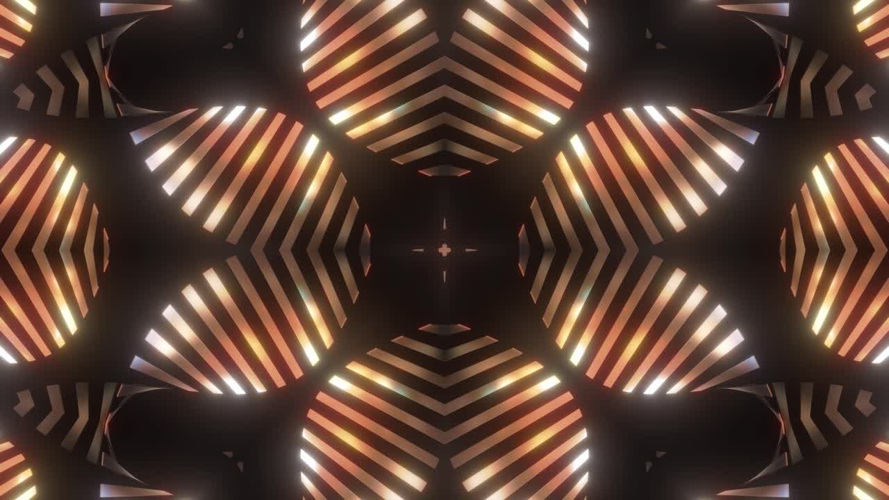Abstract Geometric Light Patterns