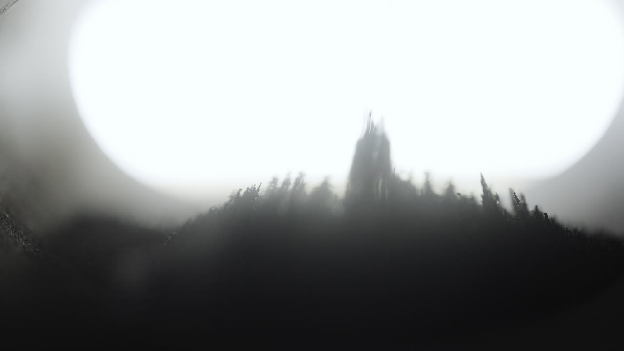 Magnetic Energy Moving Volcanic Sand Particles Macro