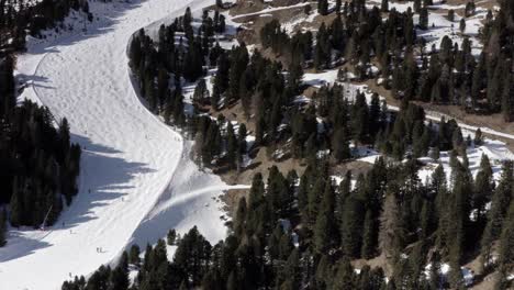 snowy ski resort mountain view