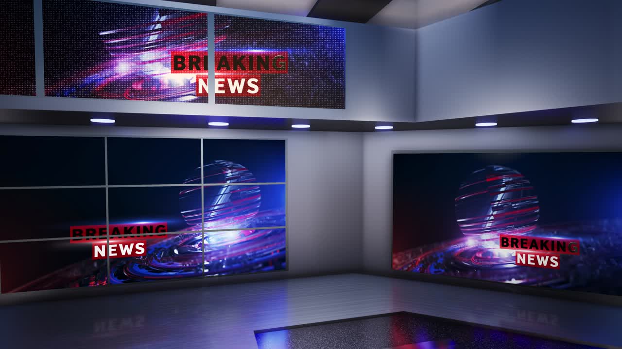 Noticias del estudio de televisión virtual 3D