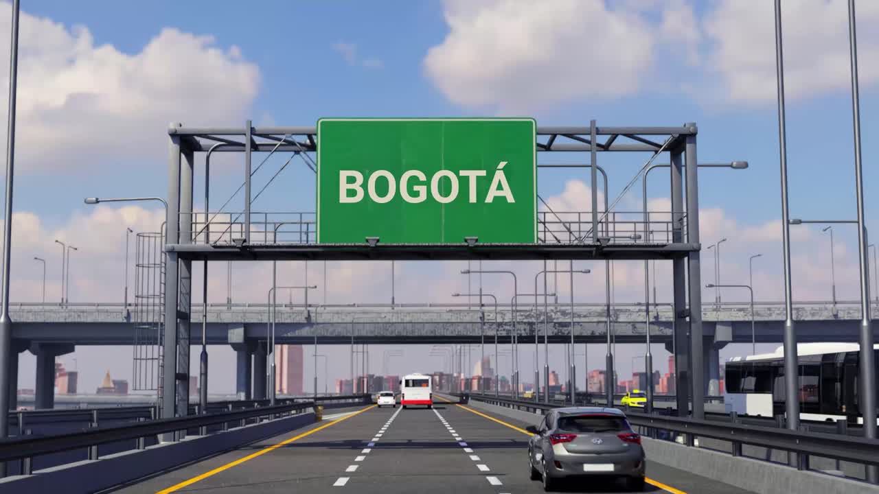 BOGOT&Aacute; Road Sign