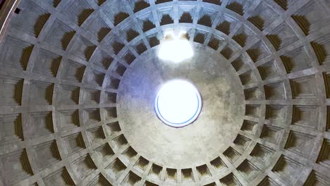 interior view of a dome with an oculus