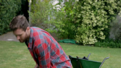 Young-man-gardening