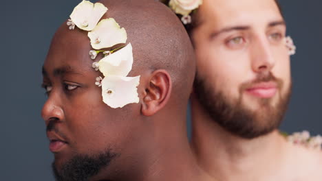 flowers, self confidence and diversity with men