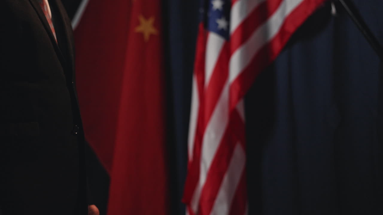 US-China Relations Handshake