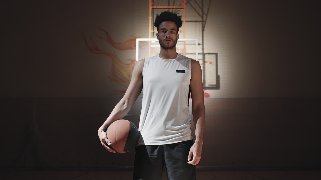 Basketball Player Posing