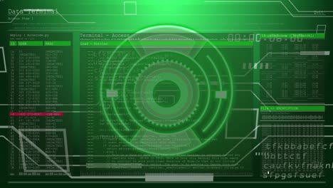 Animation-of-scope-scanning-over-data-processing