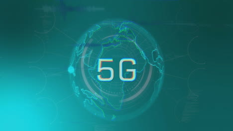 Animación-Del-Procesamiento-De-Datos-Y-Texto-5g-En-Todo-El-Mundo