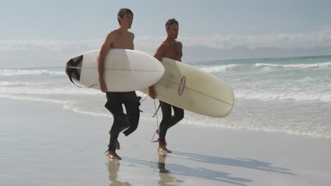 Father-and-young-adult-son-enjoying-outdoor-activities-together-