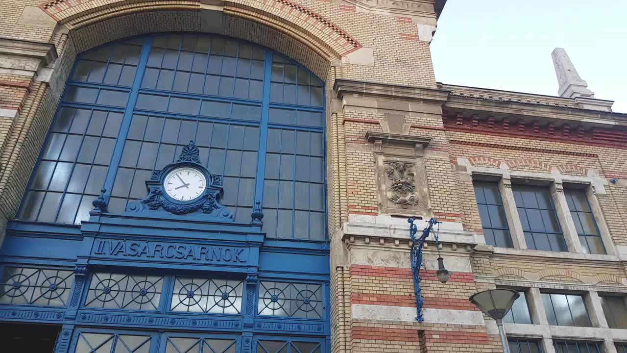 Marketplace Hall on Rákóczy Square in Budapest, Hungary