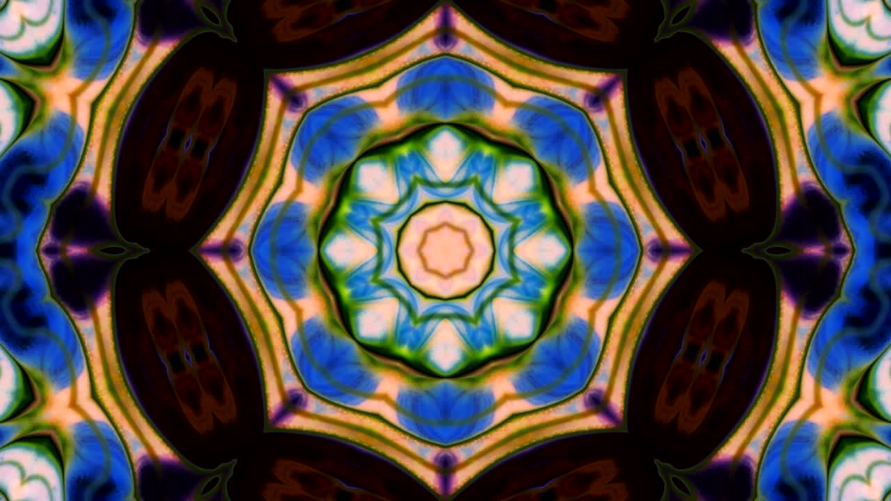 movimiento de fondo de kaleidoscopio abstractamente colorido