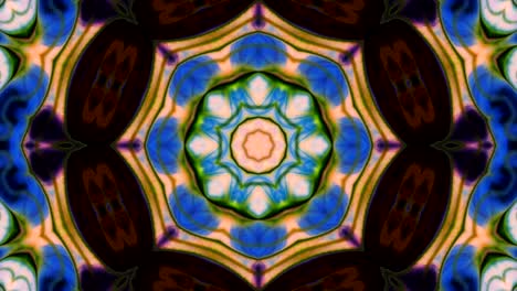 movimiento de fondo de kaleidoscopio abstractamente colorido