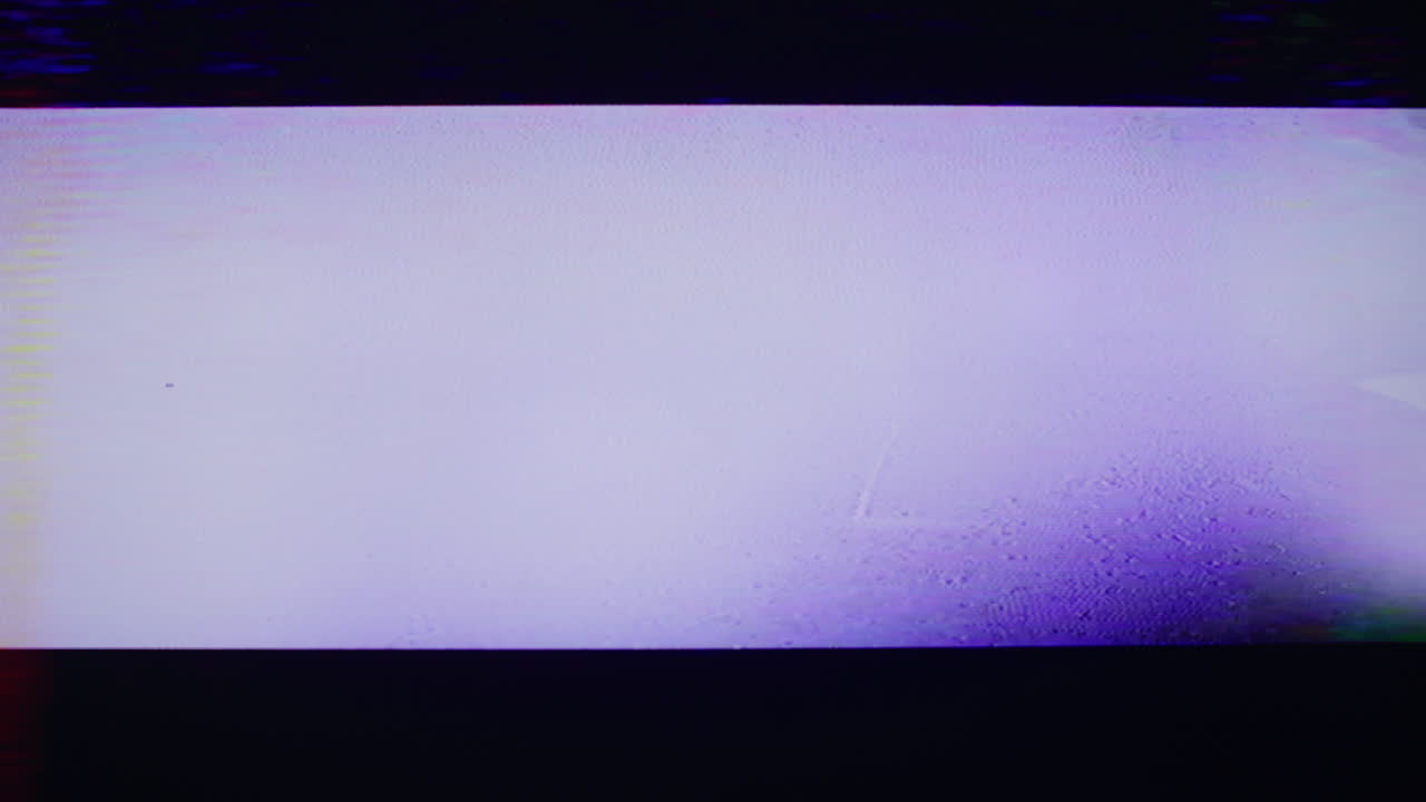 Real recordings of VHS weak signal glitches overlay