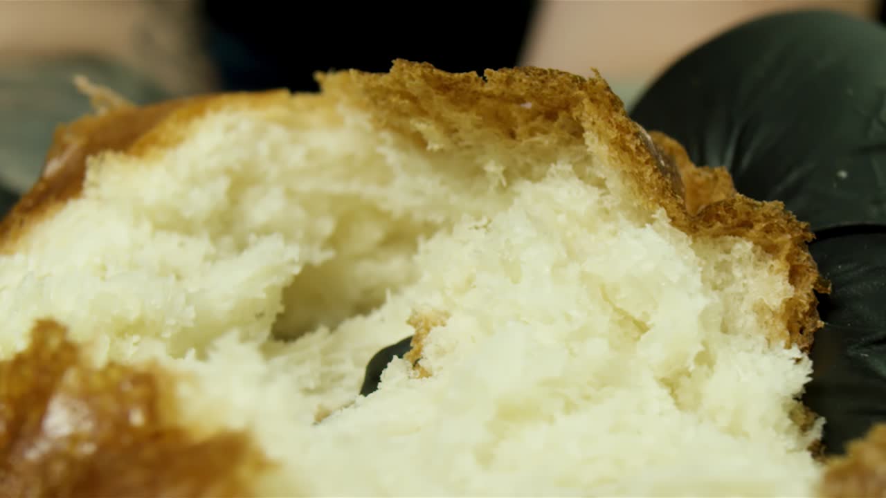 Close-up of sliced bread