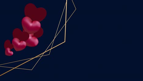 hearts loopable valentine background - valentine day love relationship holiday event festive - infinite loop
