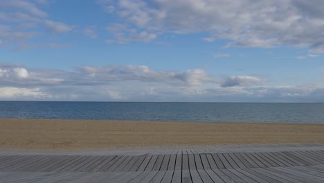 St-Kilda-Pier,-Melbourne-Australia-Melbourne-CBD-skyline-View-from-St-Kilda-pier-St-Kilda-Beach,-attraction,-Melbourne