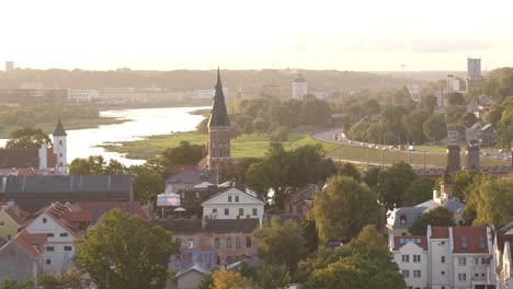 Aerial-view-of-Kaunas-old-town