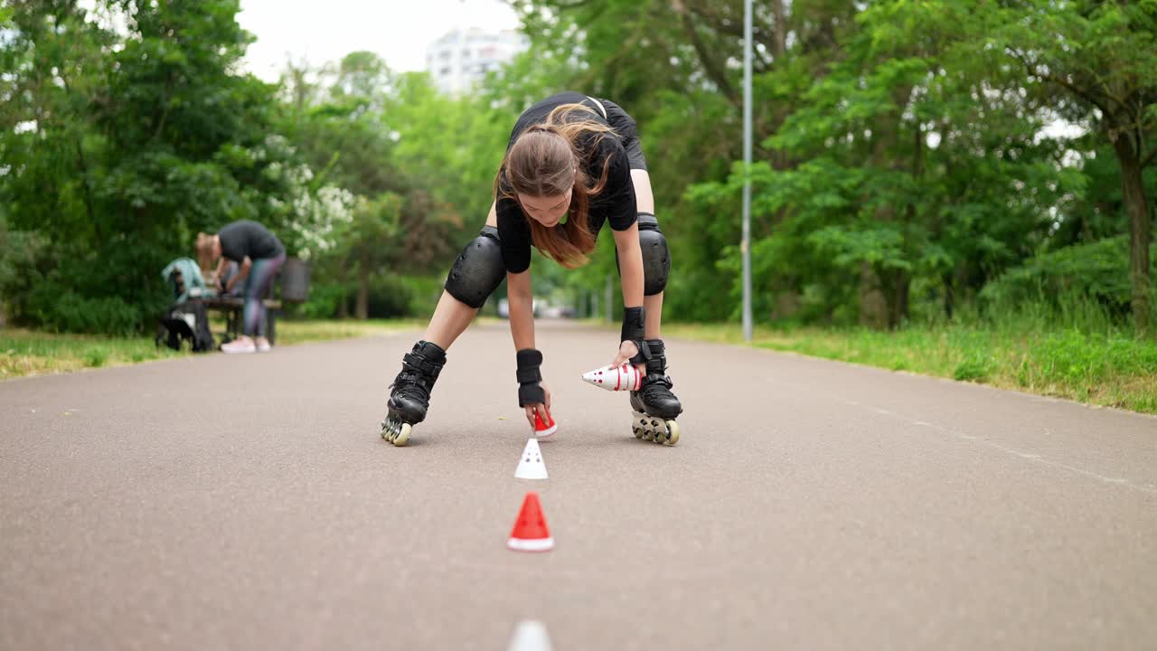 롤러 스케이팅 연습