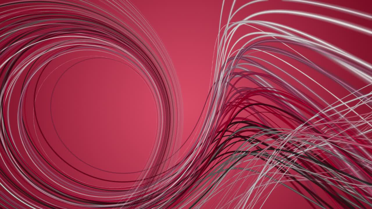Powerful animation with stripe object in slow motion, 4096x2304 loop 4K
