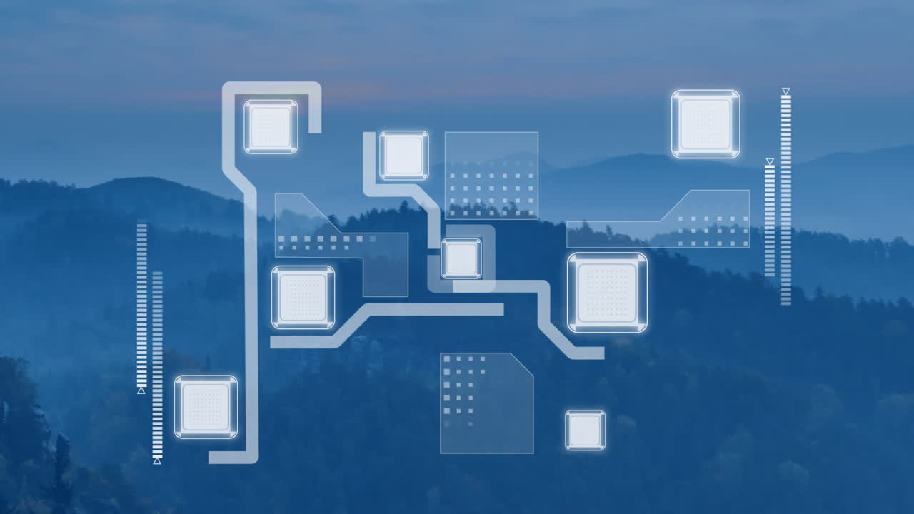 지형에 대한 연결 네트워크의 활성화