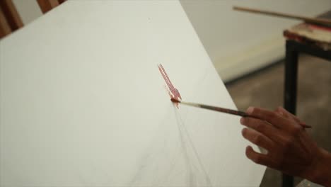 how does mark making affect your paintings, an extended mark becomes a line