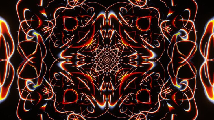 Pulsating background to visualize holidays and celebrations. Looped animation