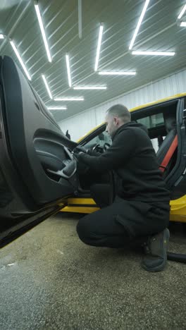 professional car detailing – washing, ceramic coating, and interior cleaning