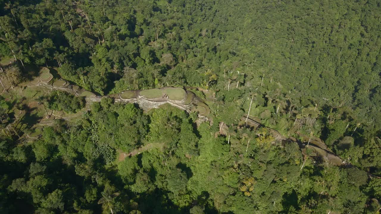 sierra nevada de santa marta colombia ciudad perdida ciudad perdida teyuna, avión no tripulado