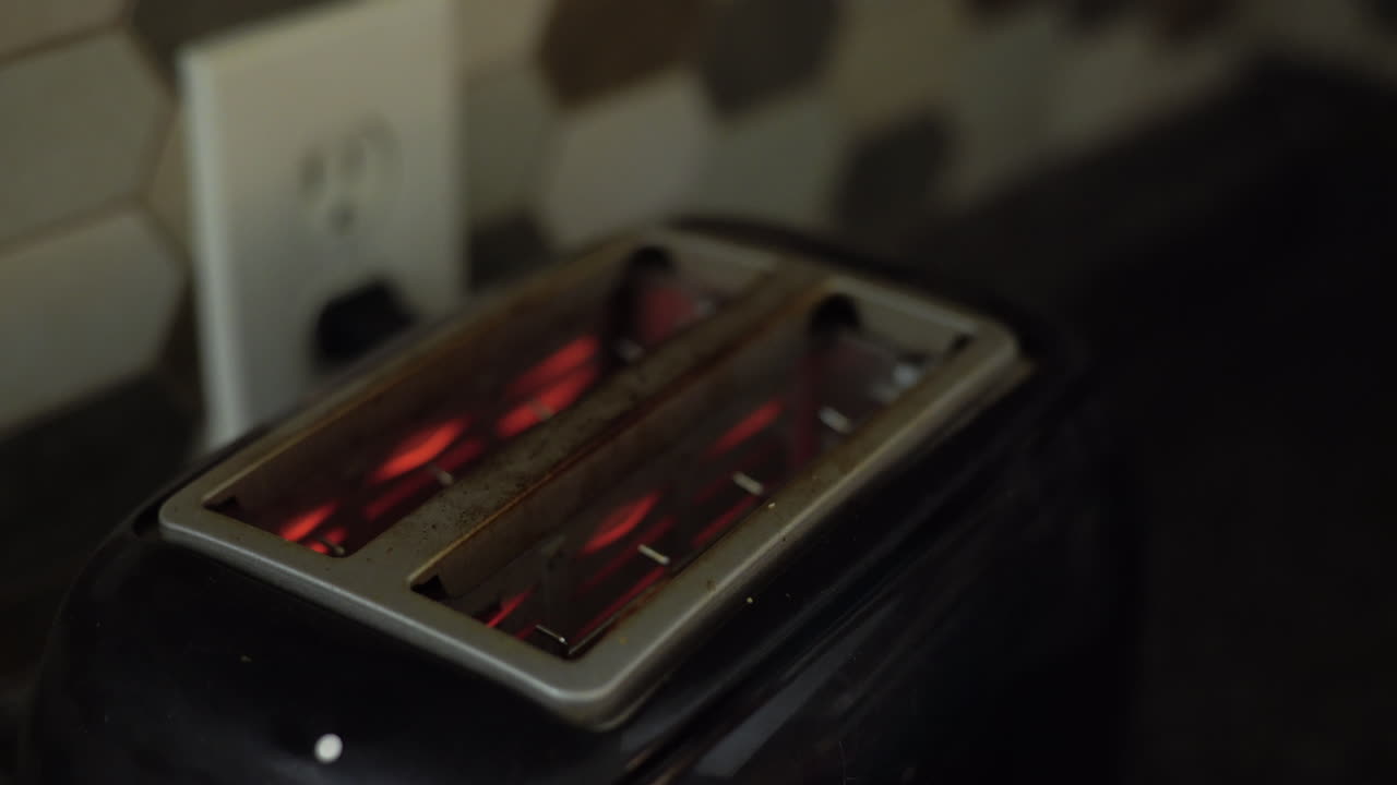 토스터기에서 튀어나온 빵