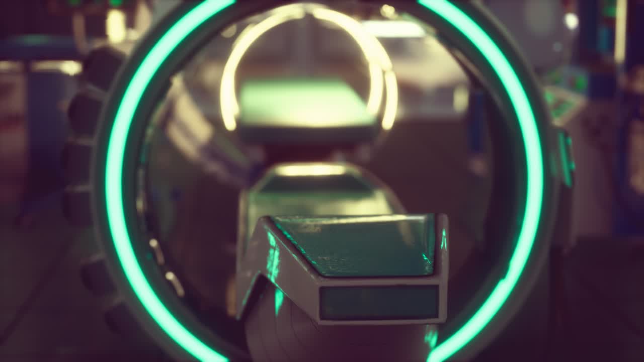 미래의 과학적 mri 스캐너 병원의 의료 장비